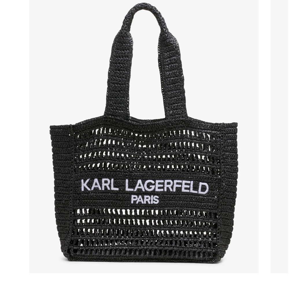 Karl Lagerfeld Paris Antibes Tote Bag Black NWT